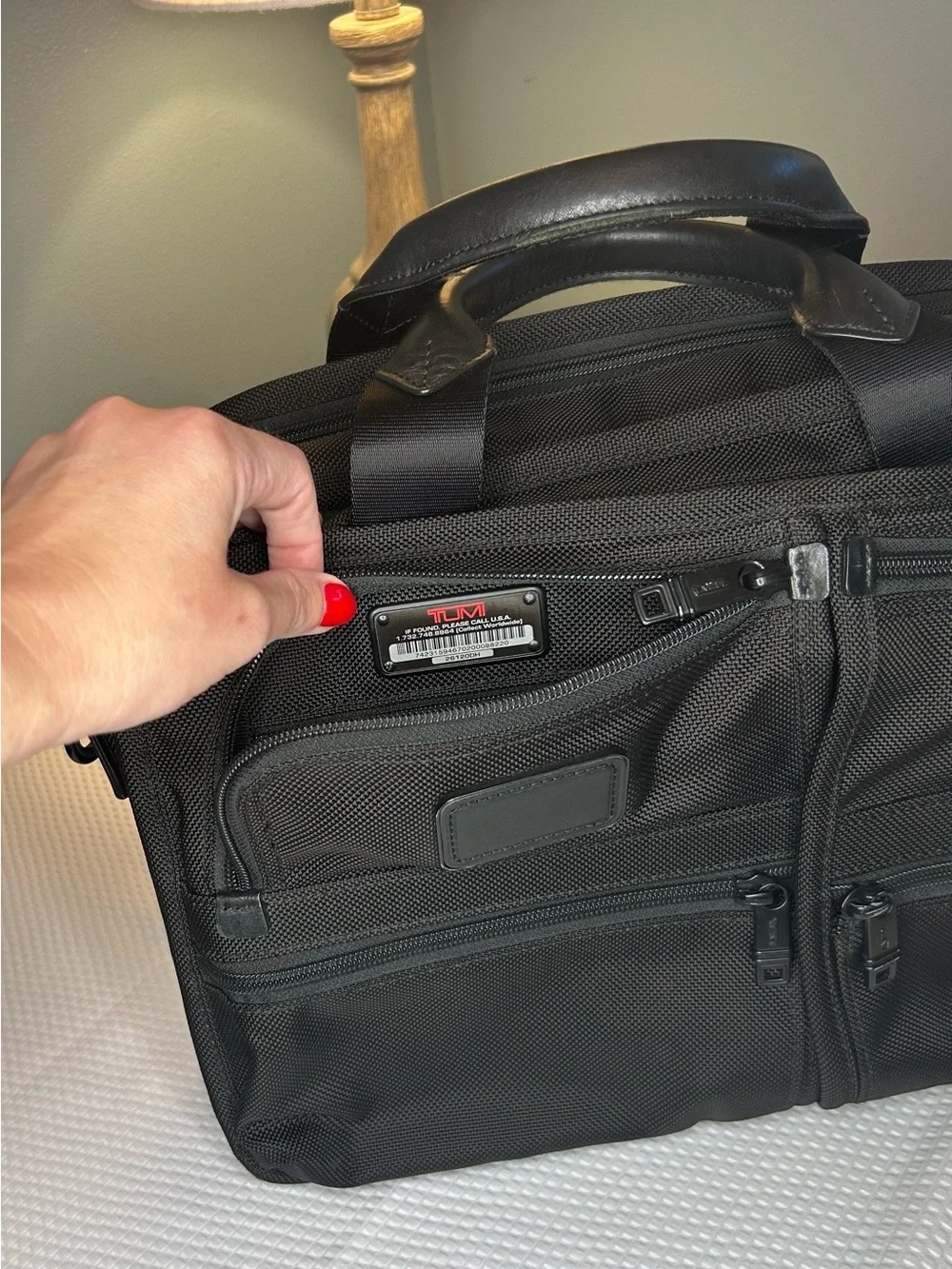 TUMI Alpha 26120DH Small Screen Expandable Brief | Black
